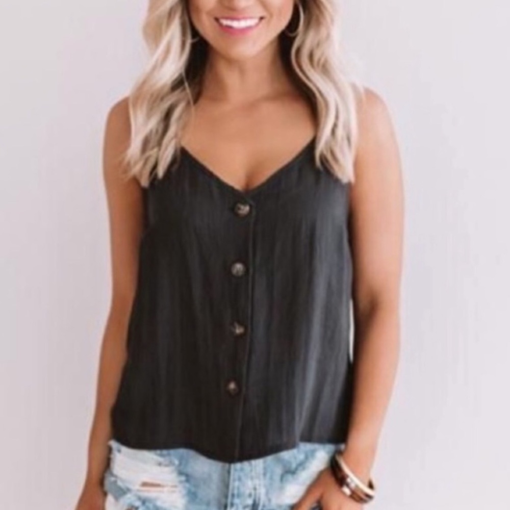 Button Front Cami
